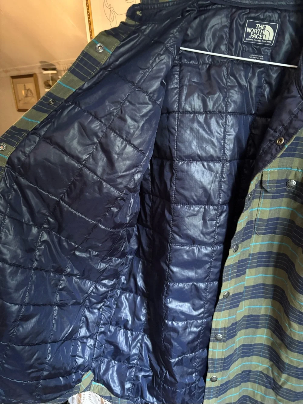 Men’s Afterburner Insulated Flannel Jacket - Green Plaid